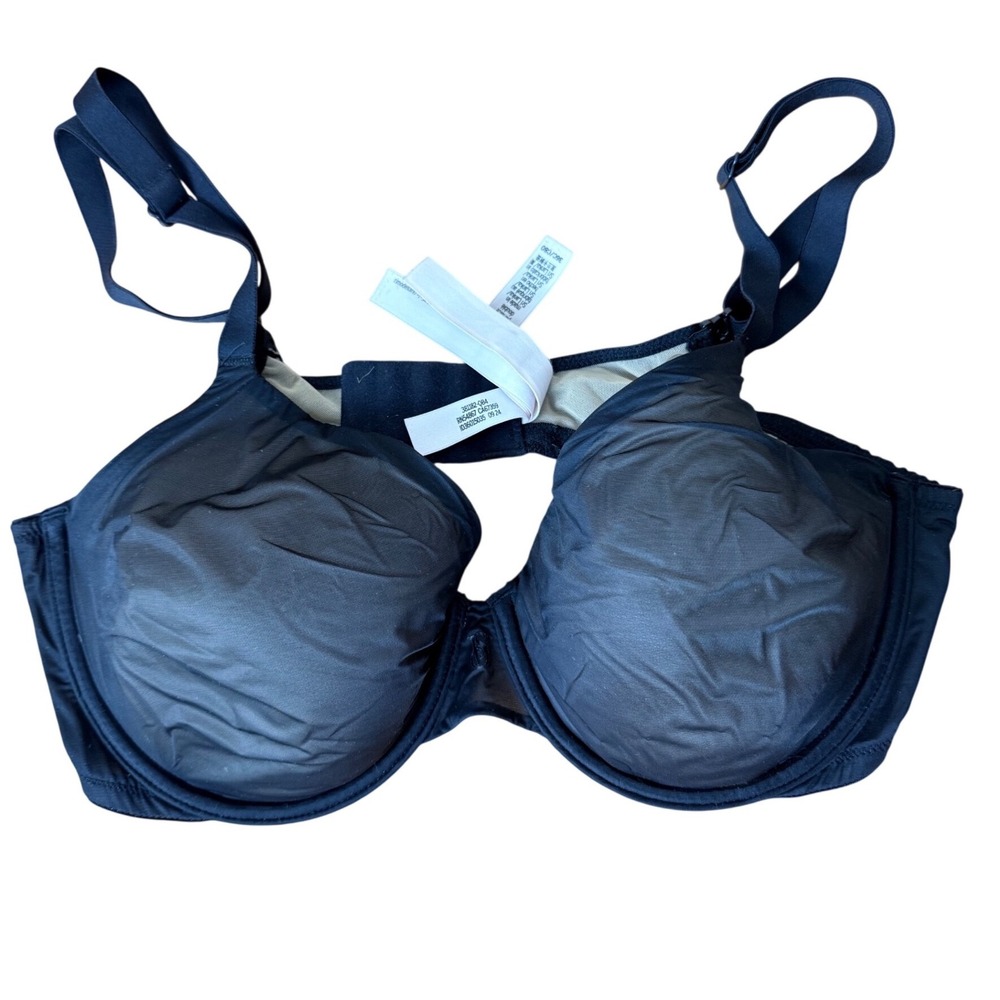 Victoria's Secret Lined Perfect Coverage Underwire Bra Black 36C Full Support